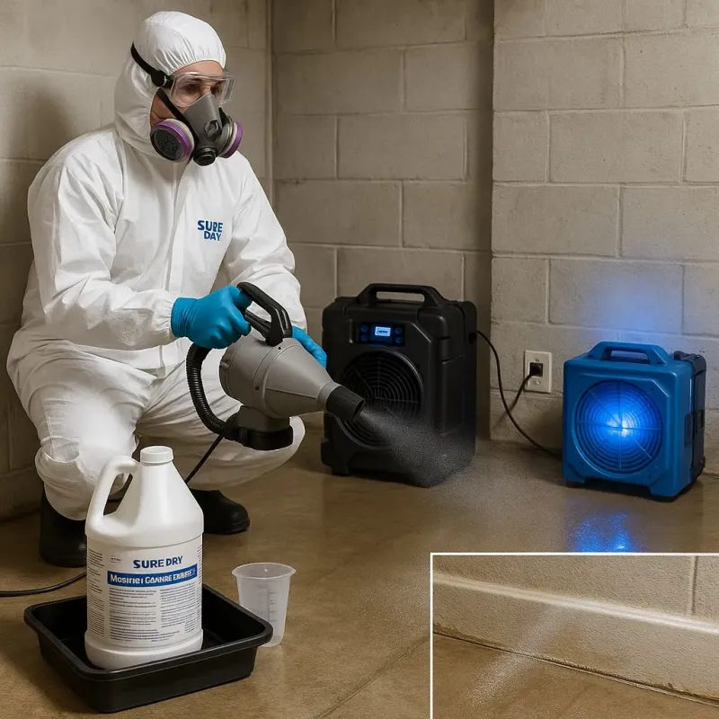 Sanitization and Odor Removal process in Covington, TN